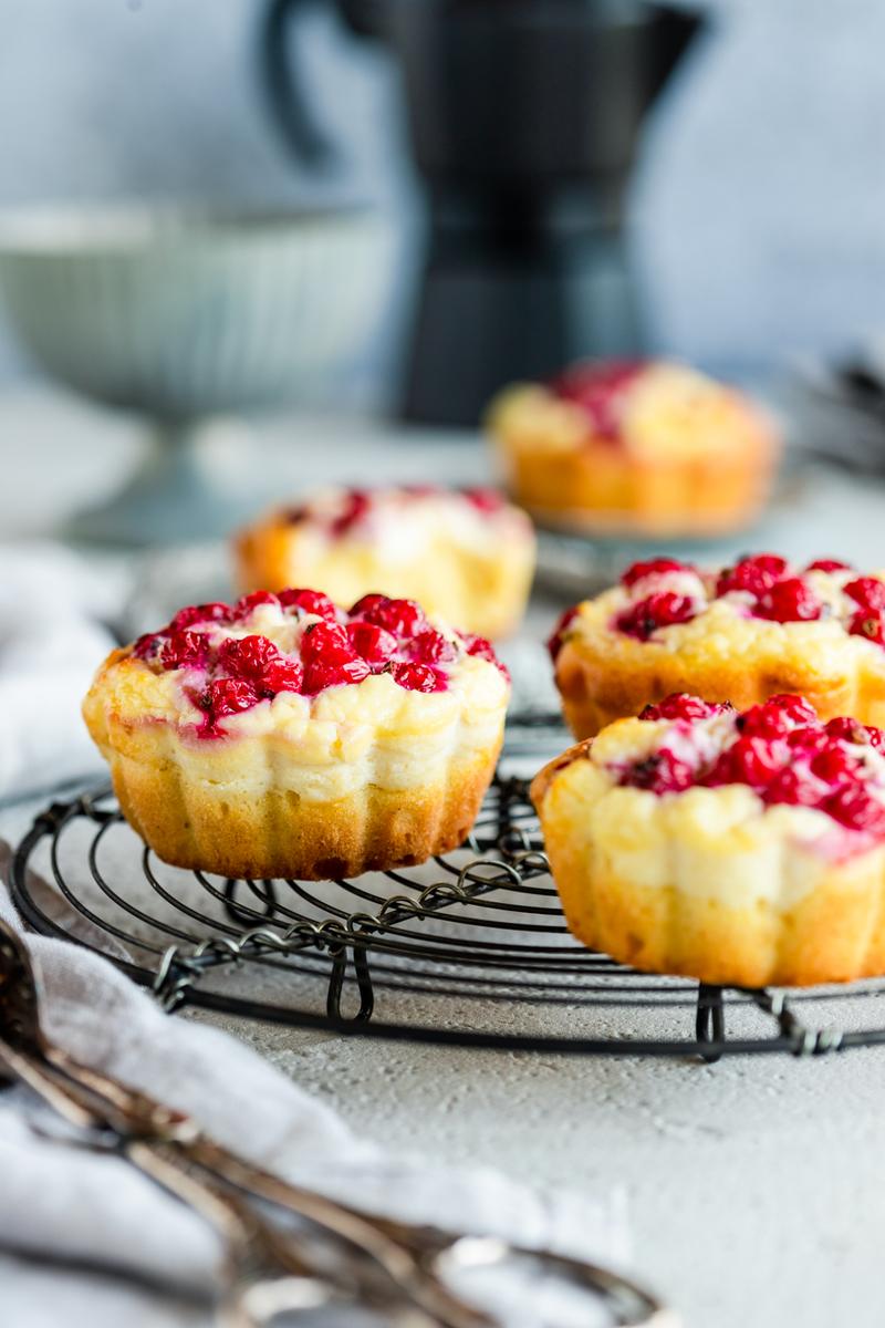 Rezeptbild: Mini Torta Nua mit Johannisbeeren