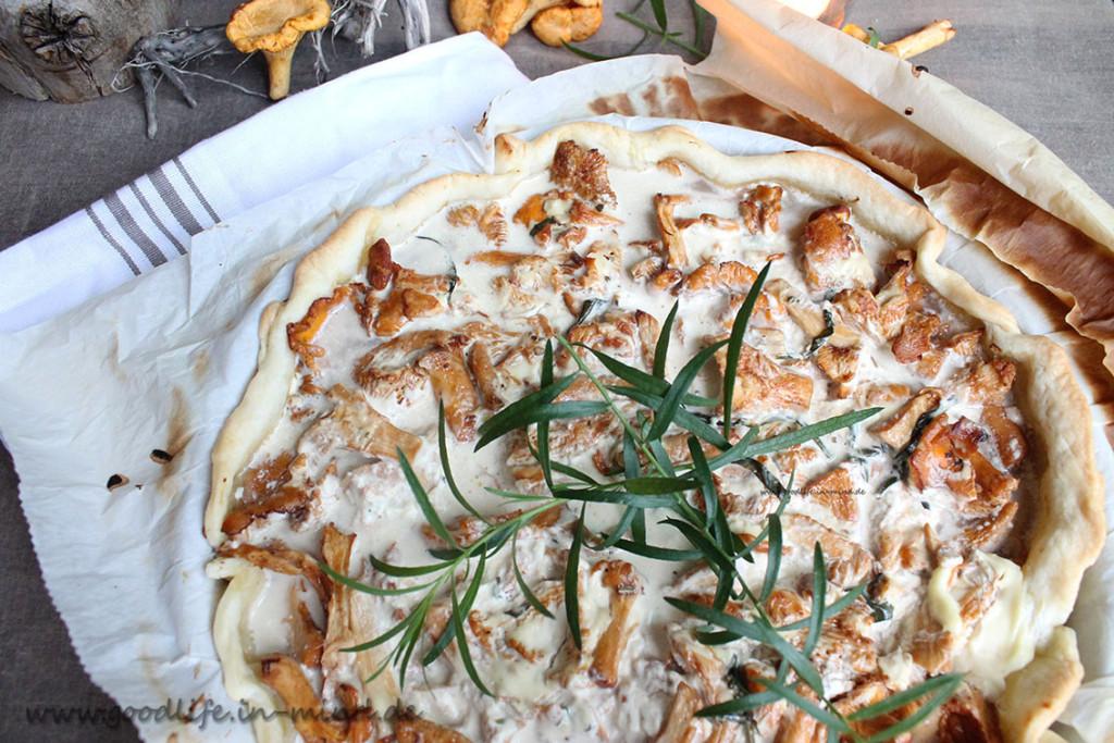 Rezeptbild: Pfifferlingstarte mit Estragon