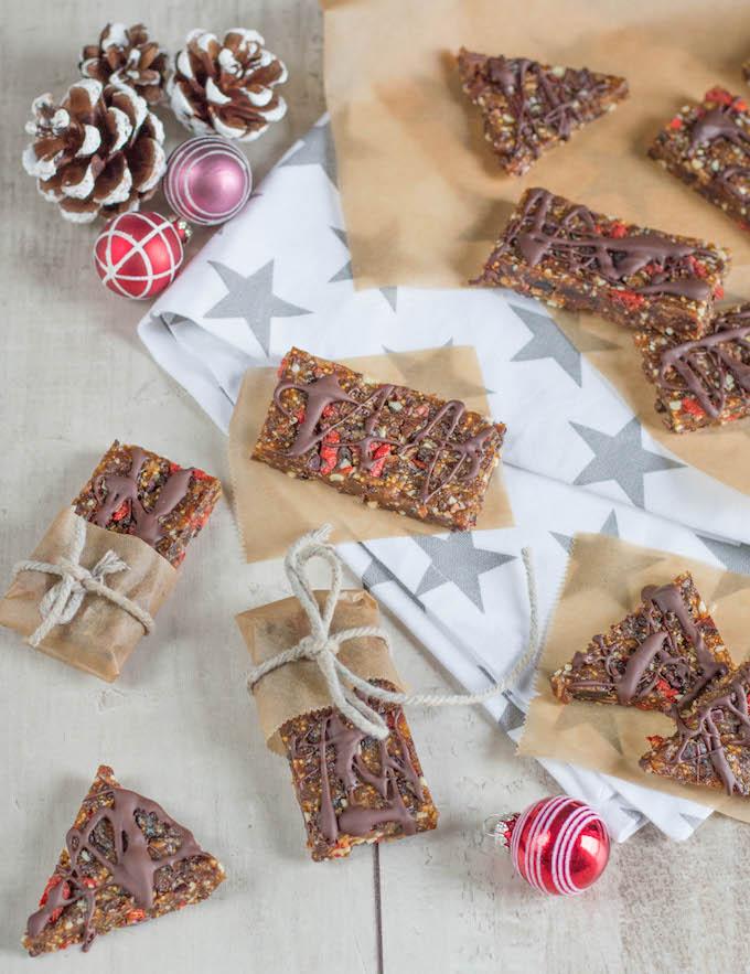 Rezeptbild: Paleo Lebkuchen Rohkostriegel 