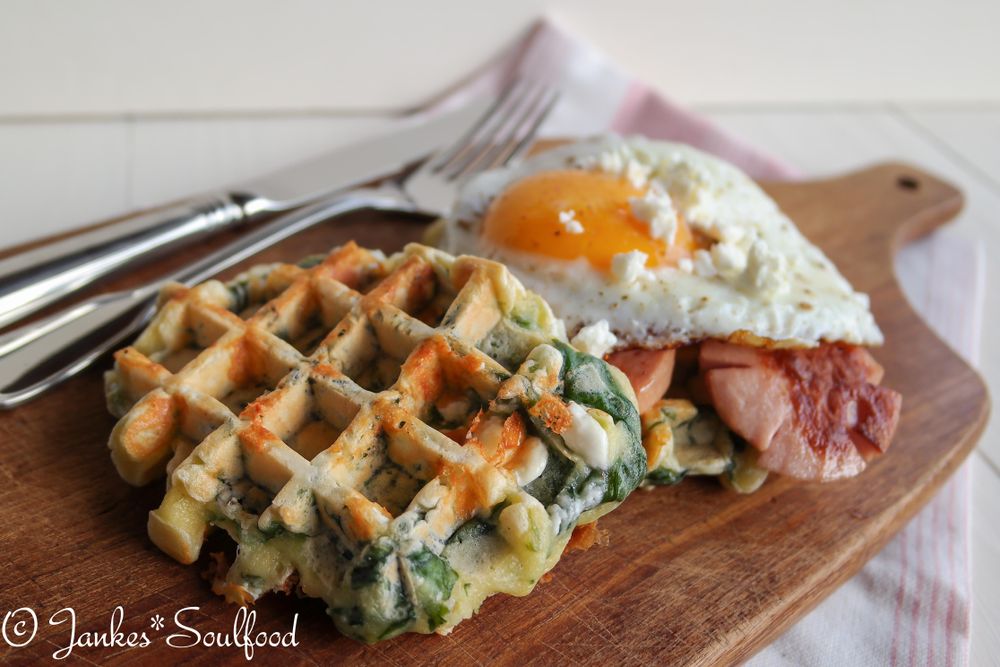 Rezeptbild: Spinatwaffeln