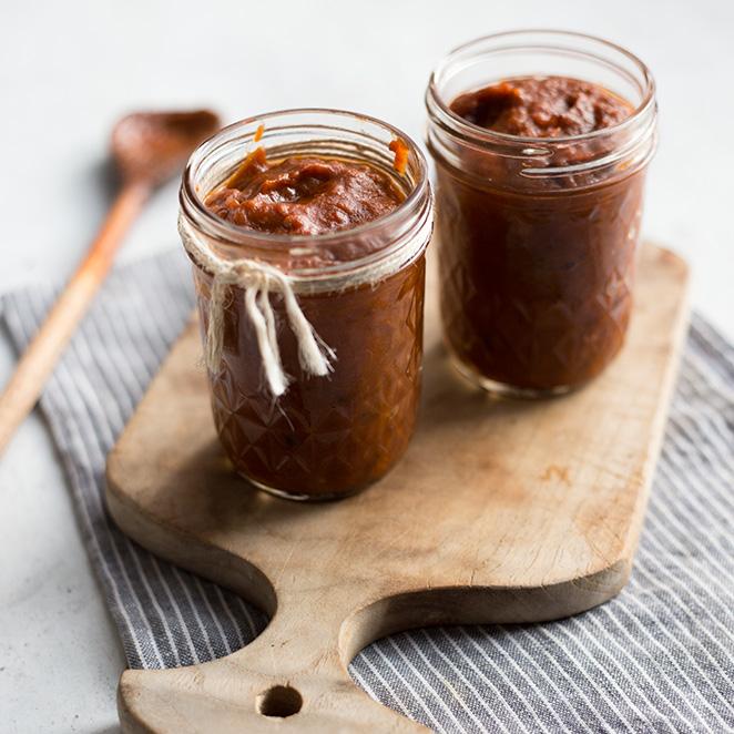 Rezeptbild: Selbstgemachter Rhabarber-Tomaten-Ketchup