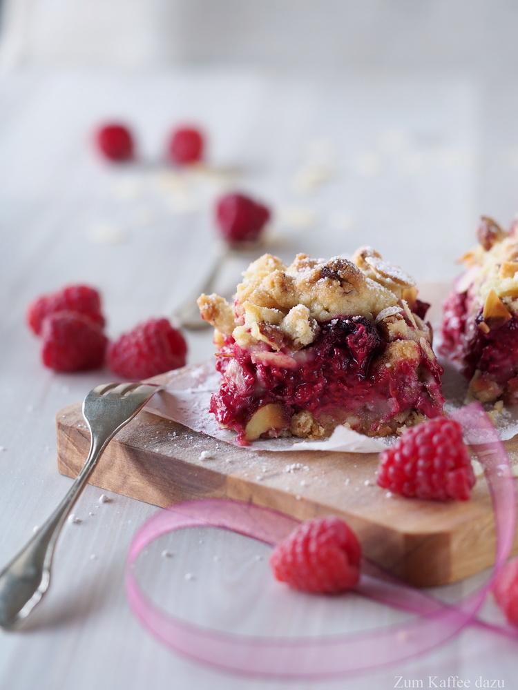 Rezeptbild: Streuselkuchen mit Himbeeren und Tonka