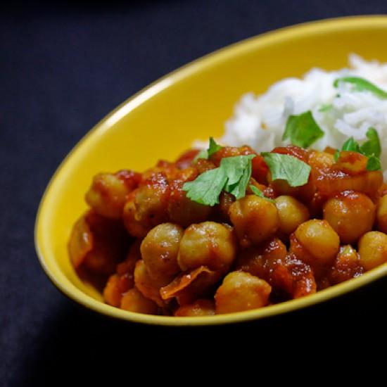 Rezeptbild: Indisches Kichererbsen-Curry