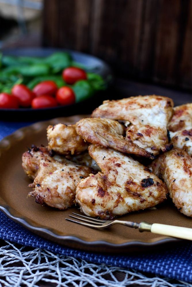 Rezeptbild: Hühnchenflügel grillen – Hongkong Teriyaki Mango Wings