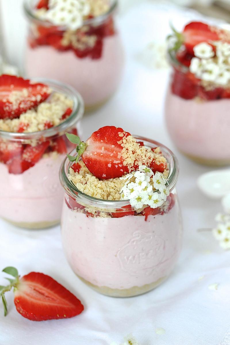Rezeptbild: Nobake Strawberry Cheesecake