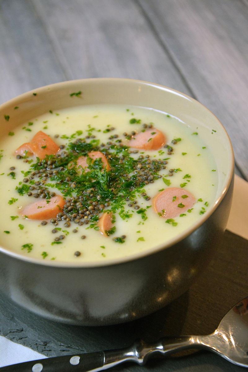 Rezeptbild: Pastinakensuppe mit Senf
