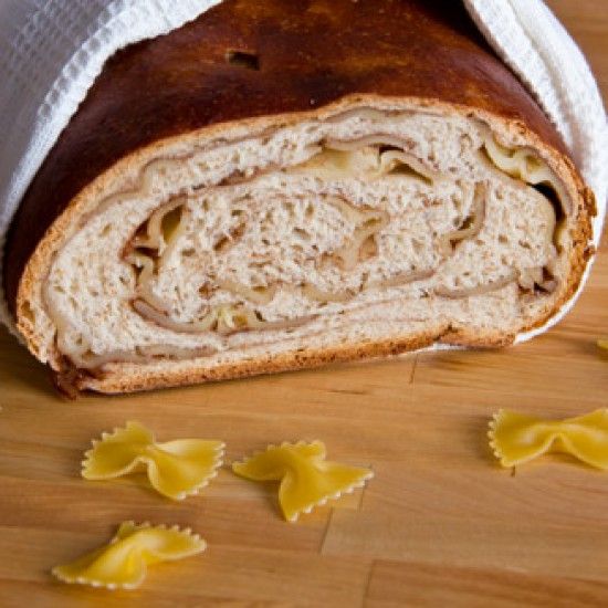 Rezeptbild: Süßes Nudelbrot