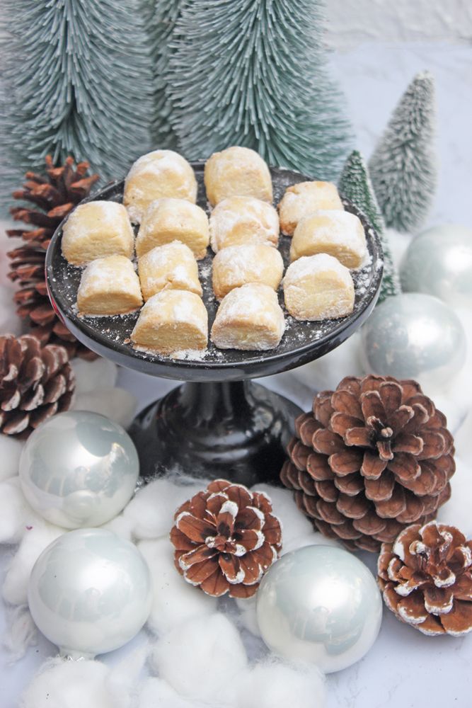 Rezeptbild: Traumstücke mit Mandelaroma – Weihnachtsplätzchen Rezept