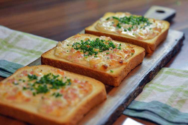 Rezeptbild: Flammkuchen-Toast