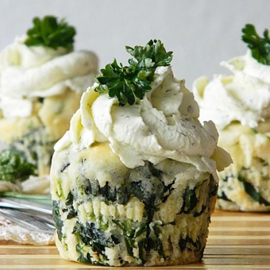Rezeptbild: Spinat-Feta-Muffins