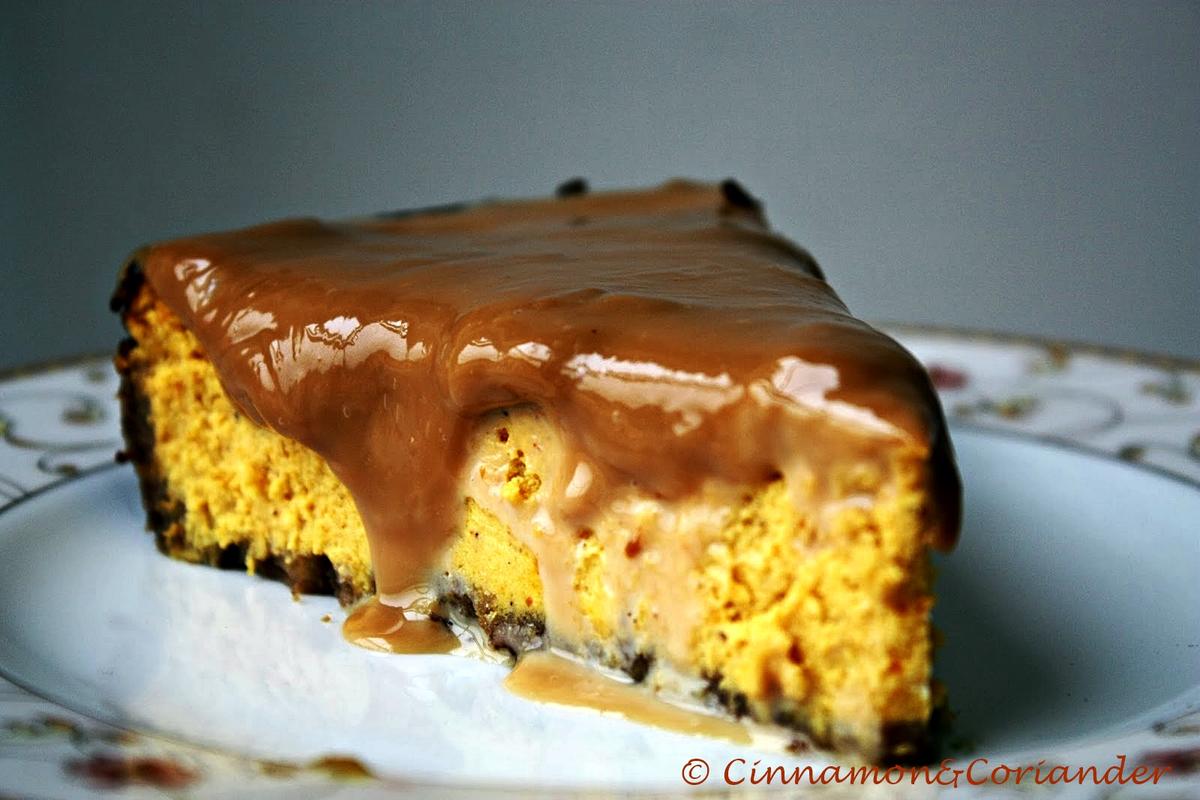 Rezeptbild: Pumpkin Cheesecake mit Dulce de Leche