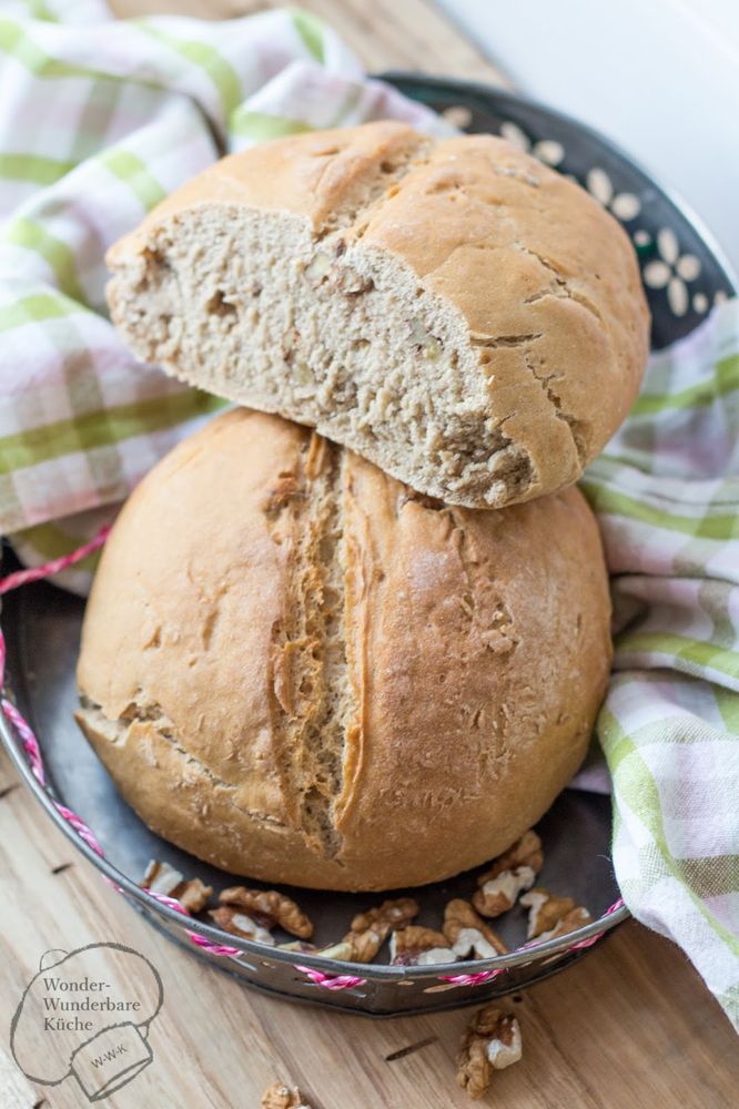 Rezeptbild: Roggenbrot mit Walnüssen