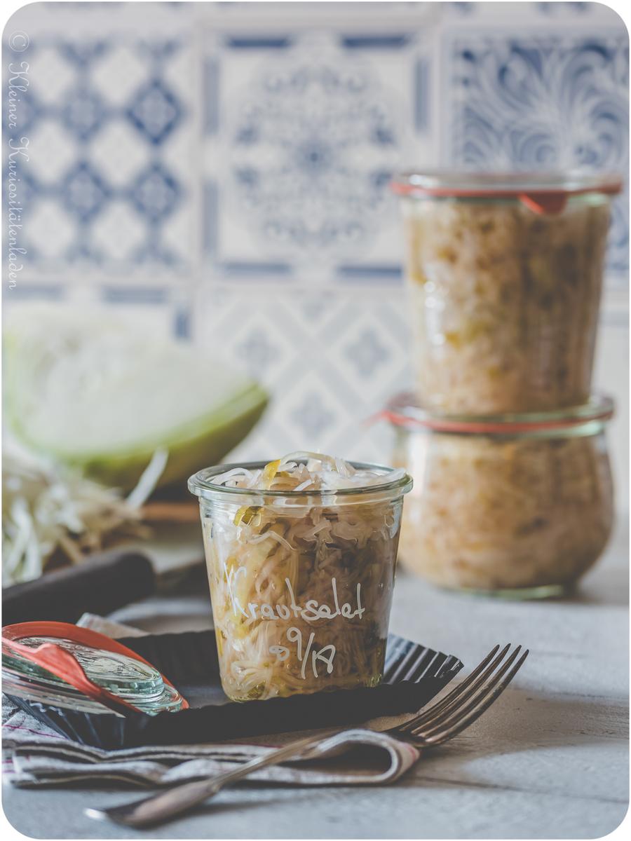 Rezeptbild: Krautsalat, eingeweckt