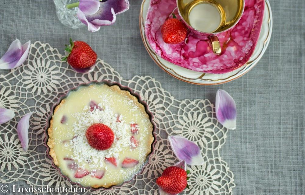 Rezeptbild: Erdbeer-Trüffel-Tarte