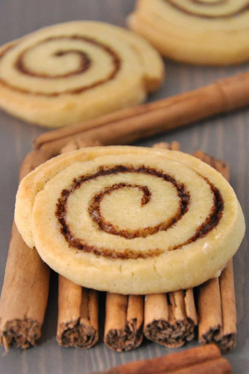Rezeptbild: Zimtschnecken Plätzchen