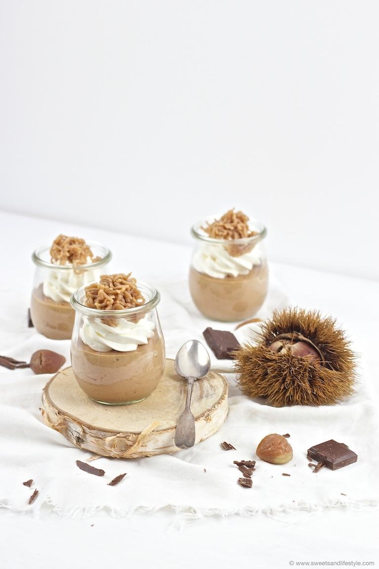 Rezeptbild: Schoko Maroni Mousse