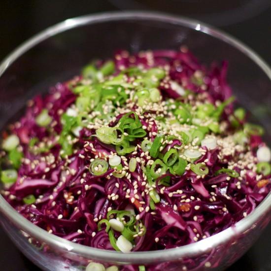 Rezeptbild: Rotkohlsalat
