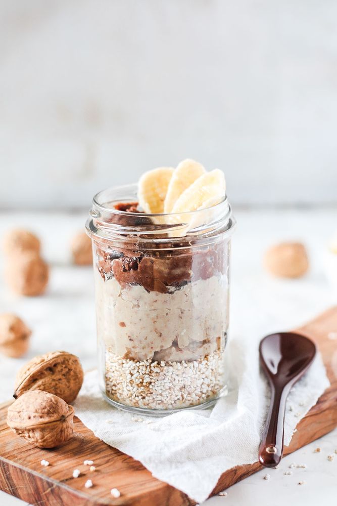 Rezeptbild: Veganes Frühstück mit Maronencreme 