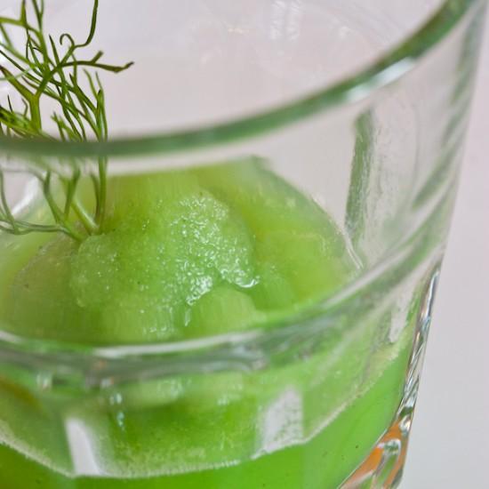 Rezeptbild: Fenchel-Limetten-Sorbet