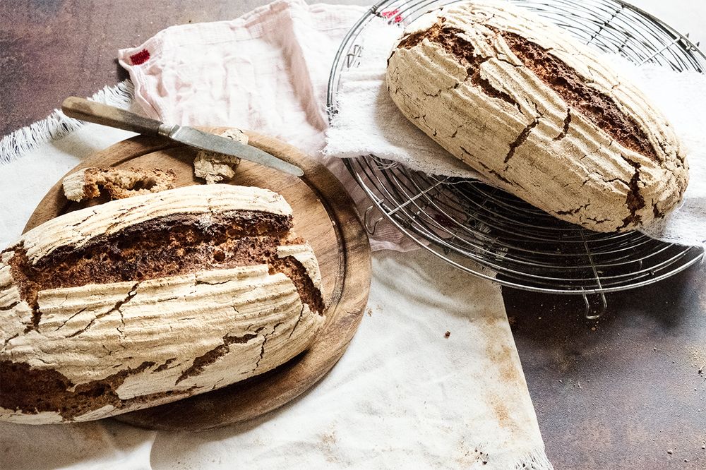 Rezeptbild: Roggenbrot mit Sauerteig