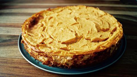 Rezeptbild: Süßkartoffel Käsekuchen