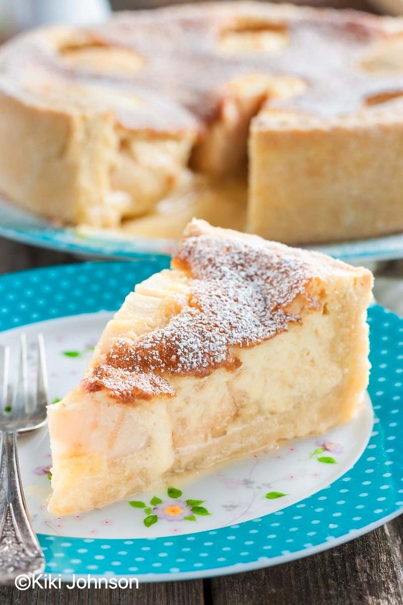 Rezeptbild: Landfrauen Apfelkuchen mit Rahmguss