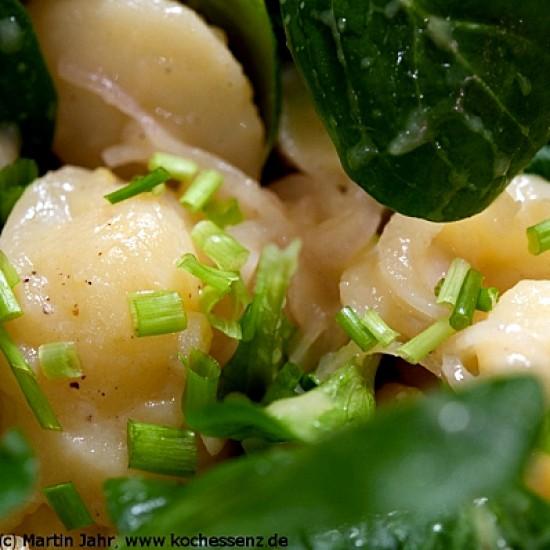 Rezeptbild: Kartoffel-Feldsalat