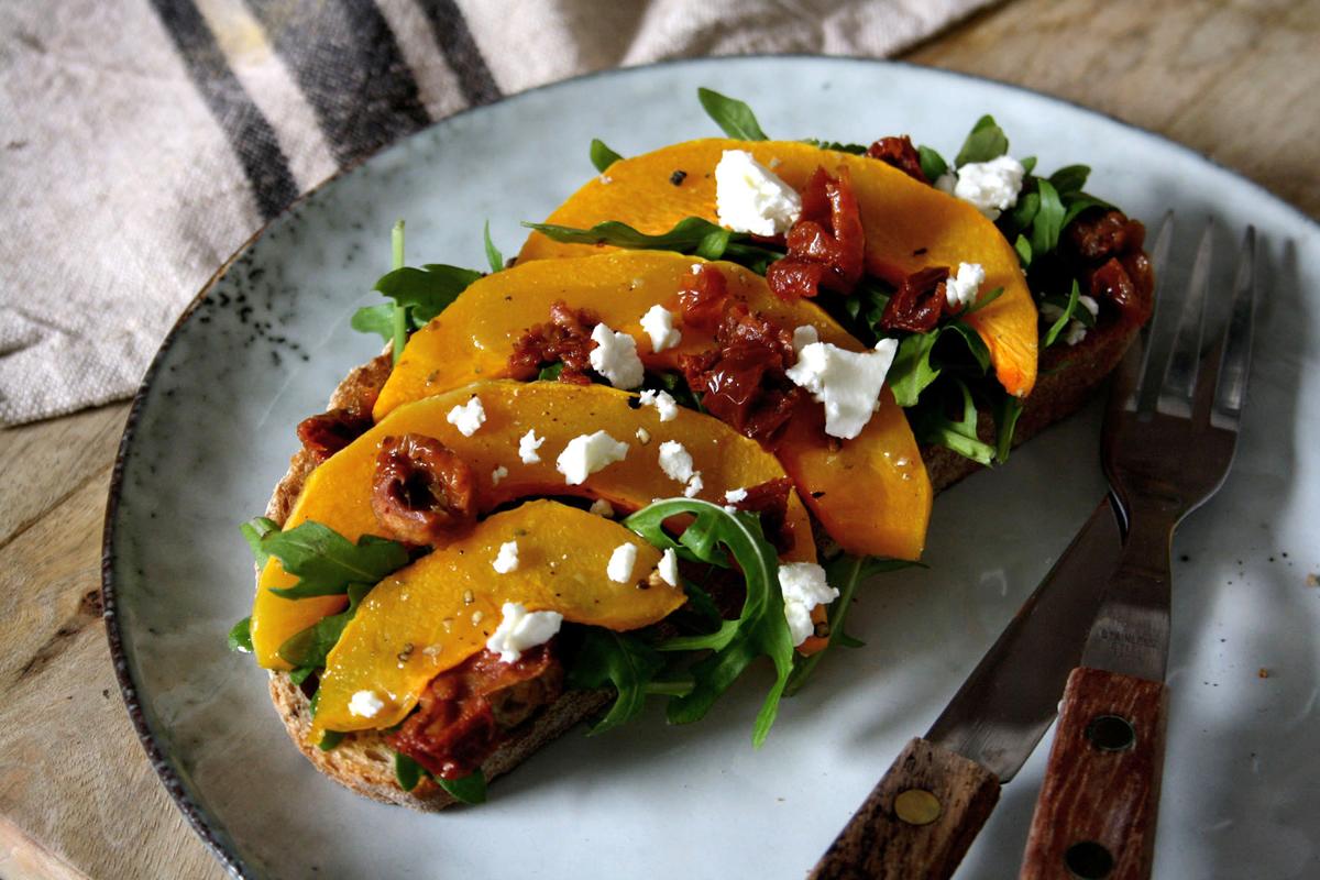 Rezeptbild: Rustikale Kürbis-Bruschetta