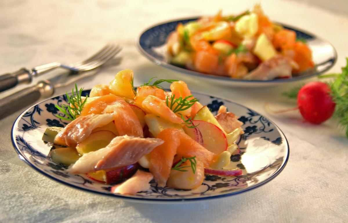 Rezeptbild: Nordischer Nudelsalat