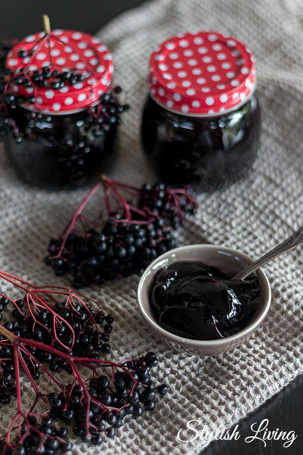 Rezeptbild: Holunderbeergelee