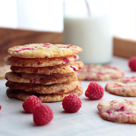 Rezeptbild: Himbeercookies
