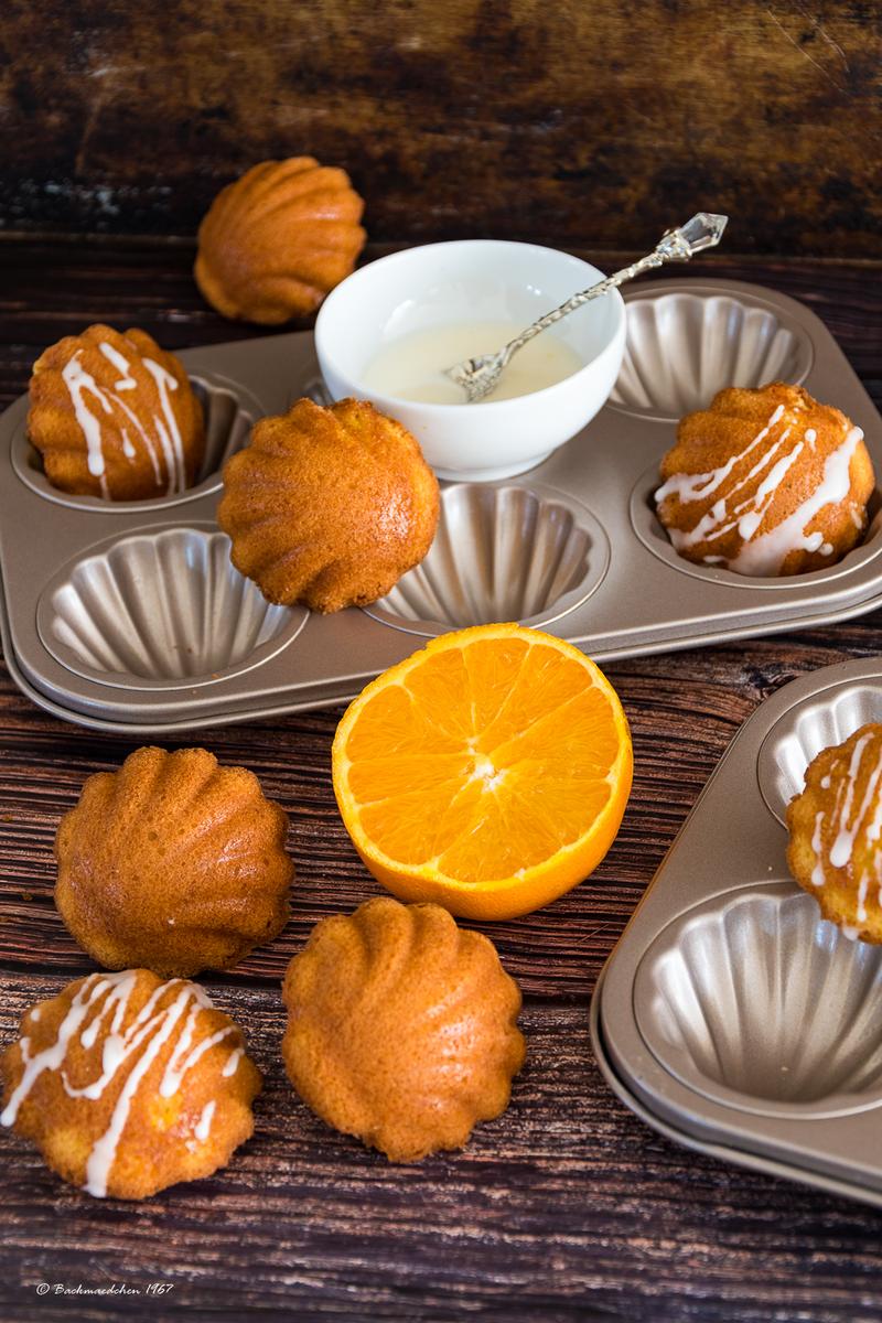 Rezeptbild: Madeleines mit Orange