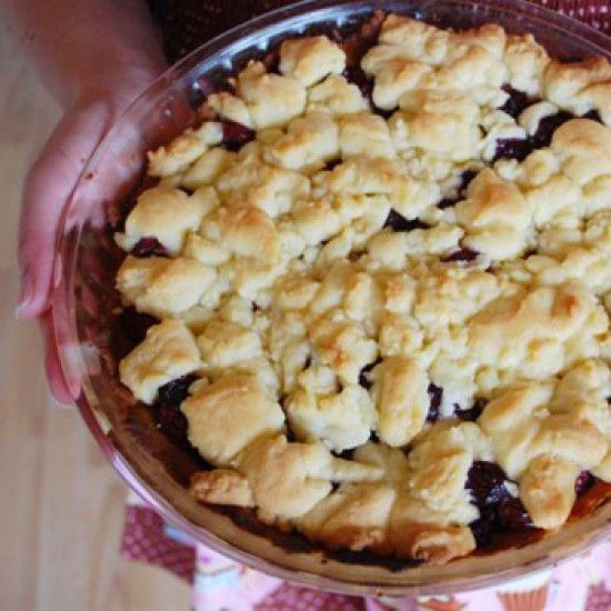 Rezeptbild: Kirsch Crumble