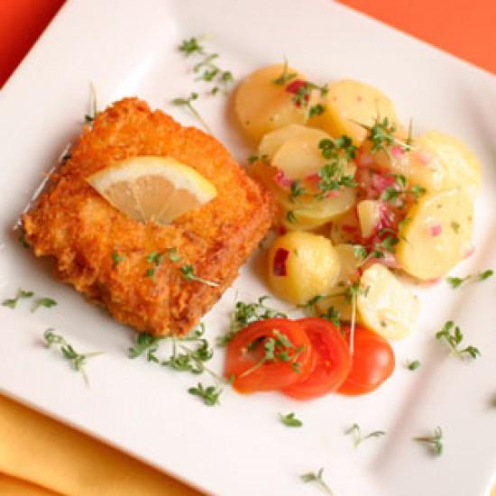 Rezeptbild: Fisch mit Parmesan-Kruste