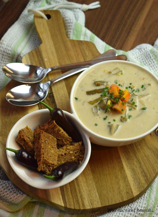 Rezeptbild: Gemüsesuppe aus dem Slowcooker