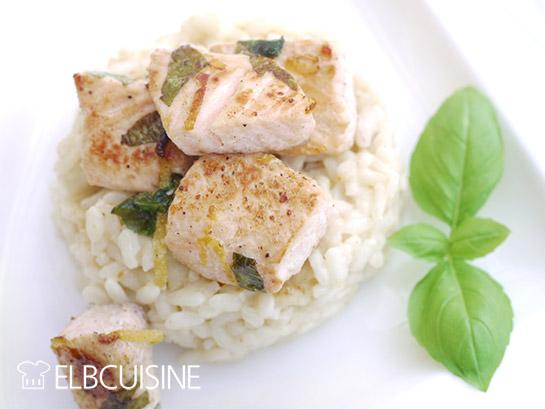Rezeptbild: Köstliches Lachs-Sahne-Risotto