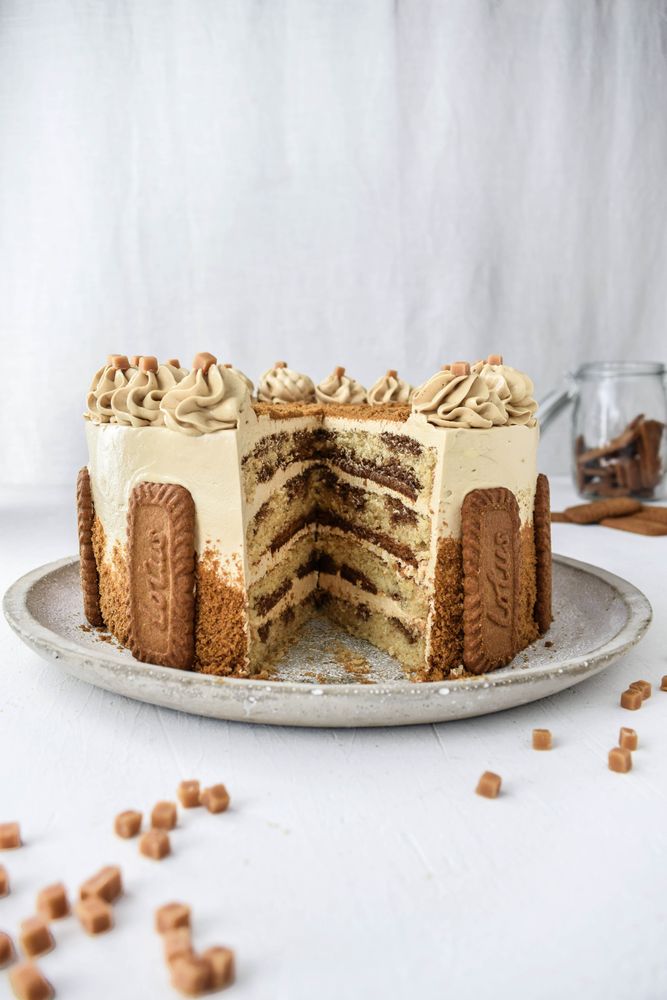 Rezeptbild: Lotus Biscoff Torte mit Espresso