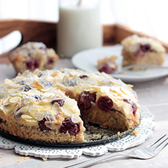 Rezeptbild: Kirsch-Mandel-Kuchen