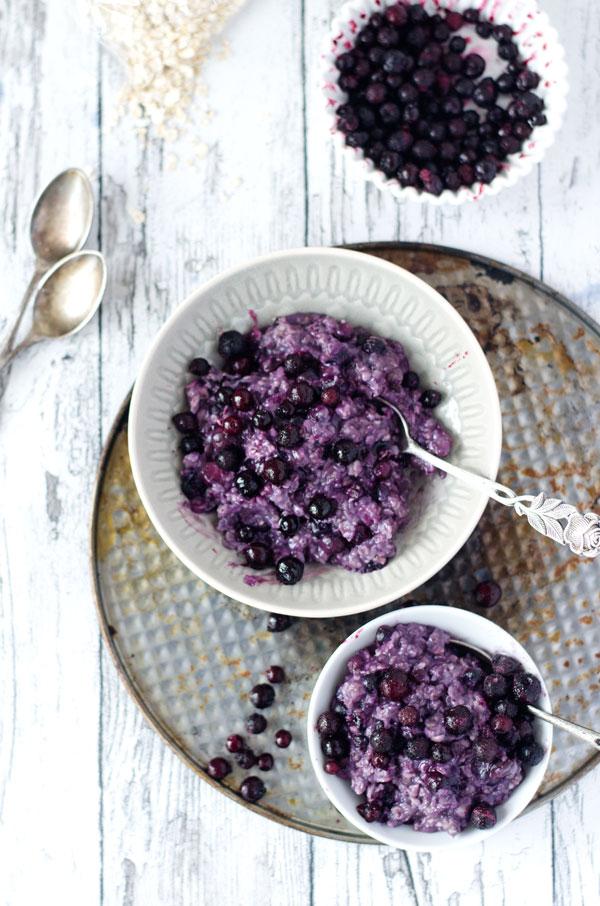 Rezeptbild: 5 Minuten Blueberry-Muffin-Oatmealpudding