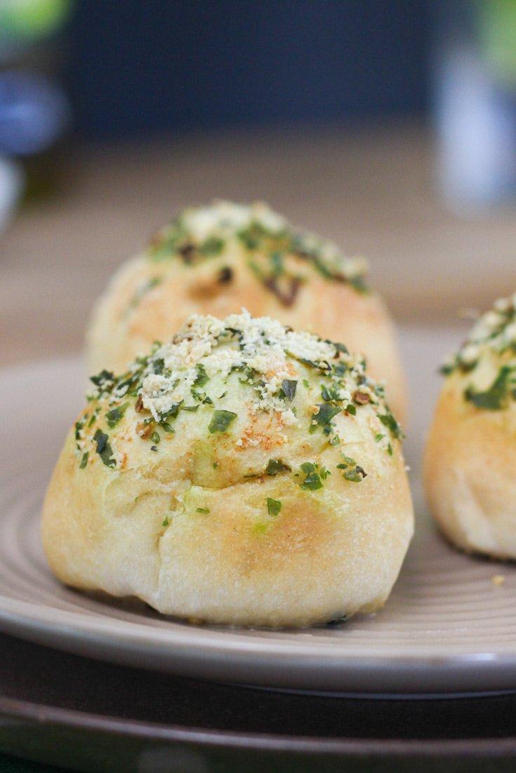 Rezeptbild: Salami Mozzarella Pizzabrötchen aka Italian Cheese Balls