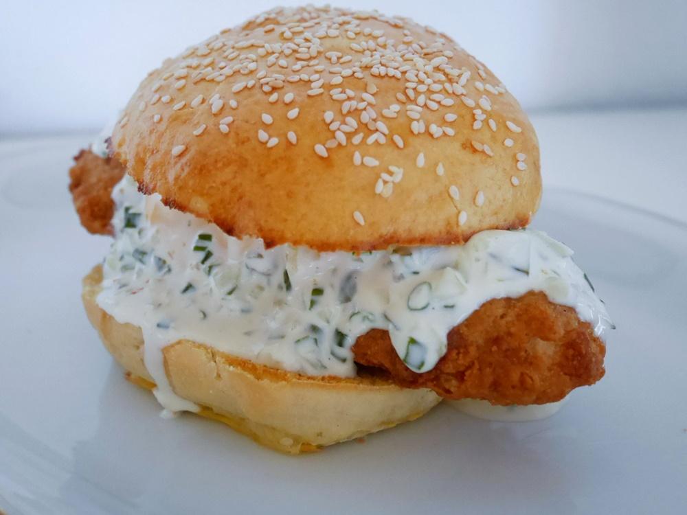 Rezeptbild: Fischburger Goldene Möwe nachgemacht