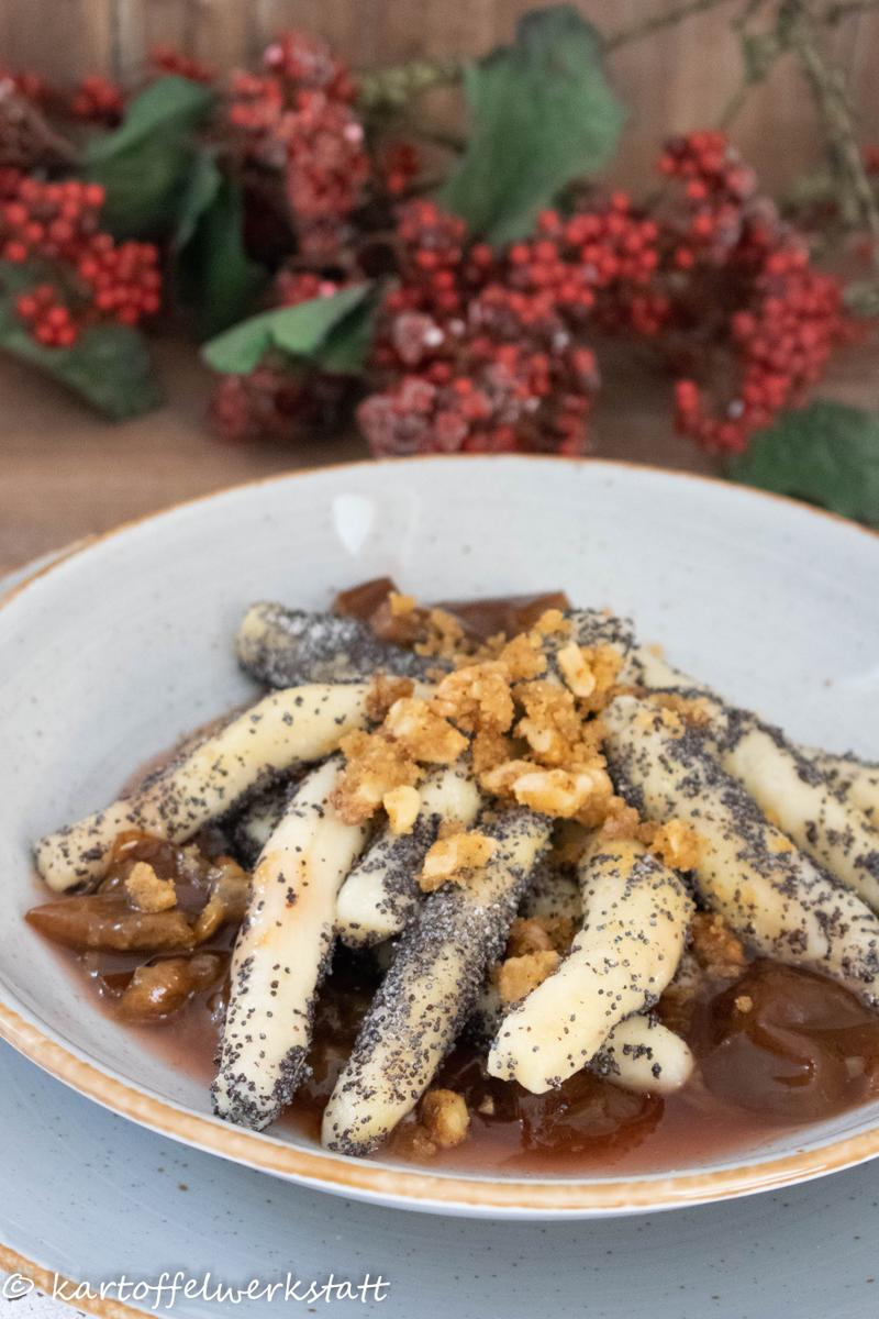 Rezeptbild: Süsse Mohnnudeln