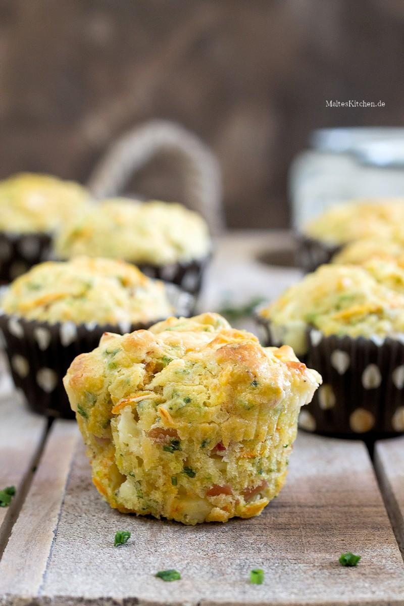 Rezeptbild: Muffins mit Käse & Schinken