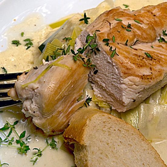 Rezeptbild: Hähnchenbrust à la moutarde nach Daniela Chemellis