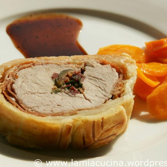Rezeptbild: Gefülltes Kalbsfilet im Teig