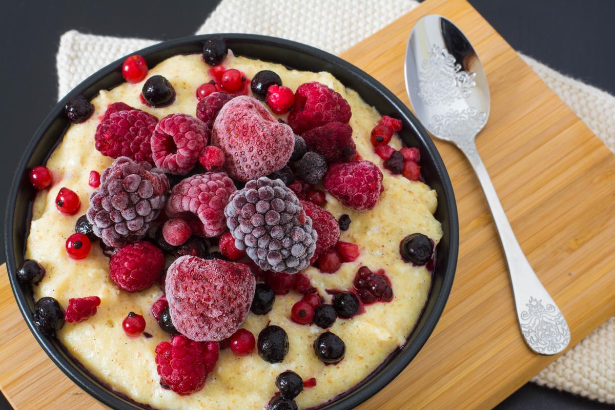 Rezeptbild: Gesunder Dinkel-Grießbrei mit Vanille