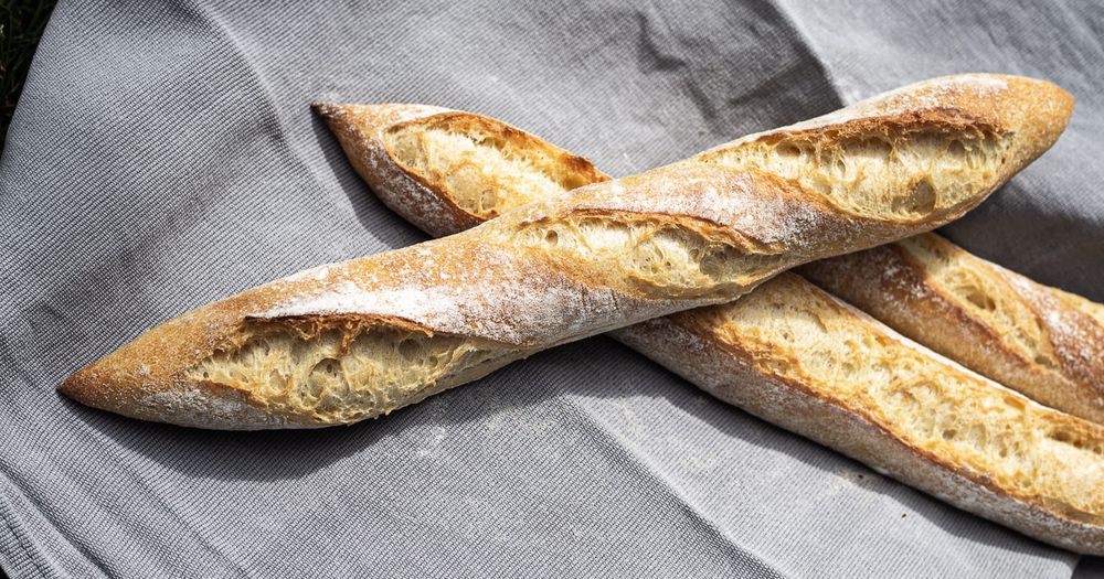 Rezeptbild: Ficelle aus Gelbweizen