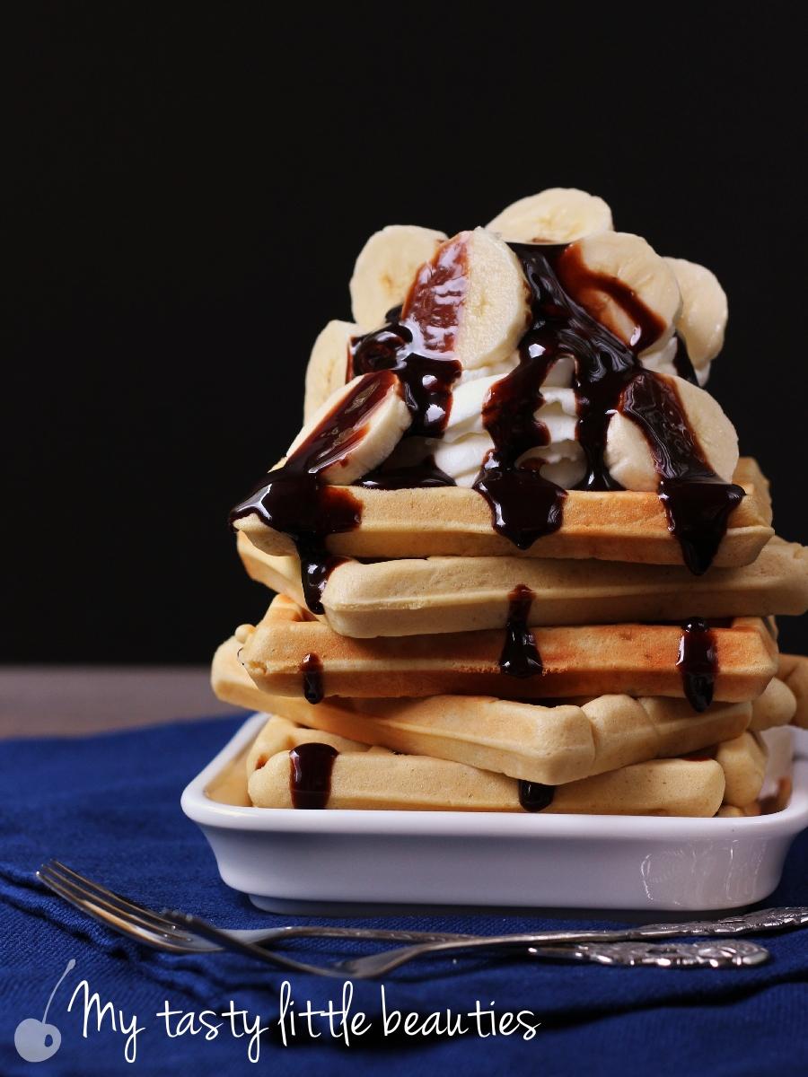 Rezeptbild: Bananenwaffeln