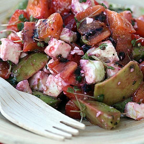 Rezeptbild: Tamarillo-Avocado-Salat