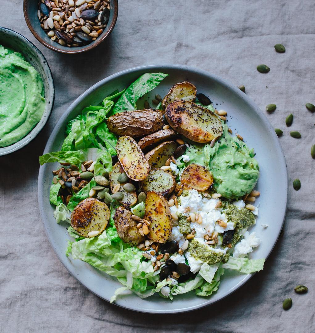 Rezeptbild: Mohn Kartoffelsalat aus dem Ofen